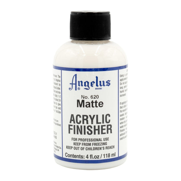 Angelus Leather Matte Acrylic Finisher  #620-04-000, 4 Oz.