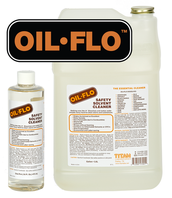 Titan Labs Oil-Flo Safety Solvent Cleaner