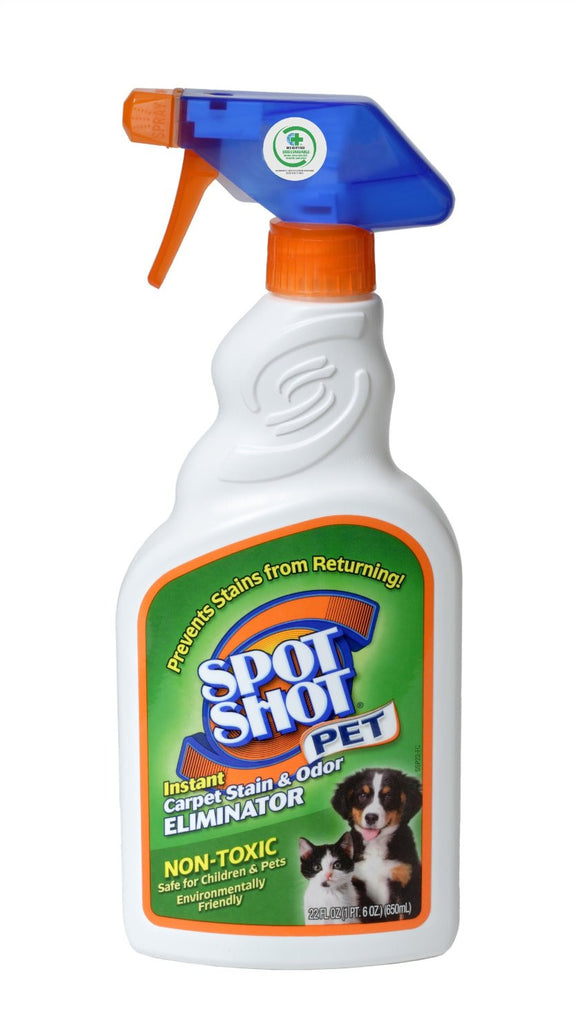 Spot Shot Pet Instant Carpet Stain & Odor Eliminator #099126, 22 Oz. - AutoCareParts.com