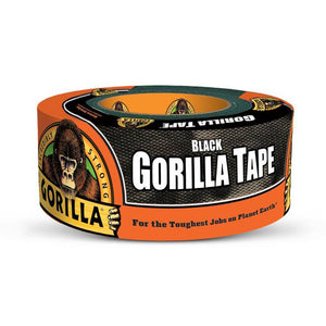 Gorilla Glue Black Tape #60122, 1.88" x 12 yd - AutoCareParts.com