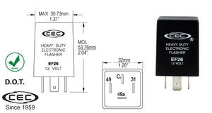 CEC Electronic Flasher #EF26 - AutoCareParts.com