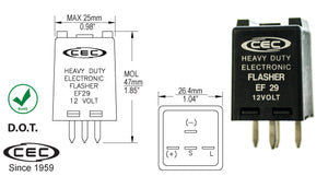 CEC Electronic Flasher #EF29 - AutoCareParts.com
