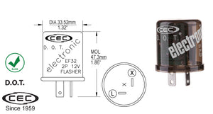 CEC Electronic Flasher #EF32 - AutoCareParts.com