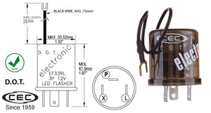 CEC LED Electronic Flasher #EF33RL - AutoCareParts.com