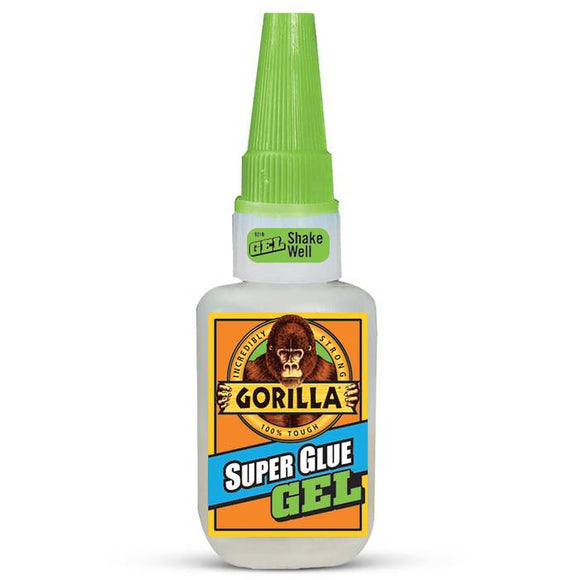 Gorilla Super Glue Gel #7600101, 15 g - Pack of 6 - AutoCareParts.com