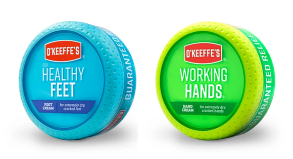 O'Keeffe's Working Hands Hand Cream, 6.8 oz and Healthy Feet Foot Cream, 3.2 oz - Value Pack - AutoCareParts.com