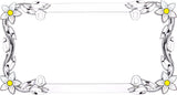 Cruiser Chrome 'Daisy' License Frame #19130 - 2 Frames - AutoCareParts.com