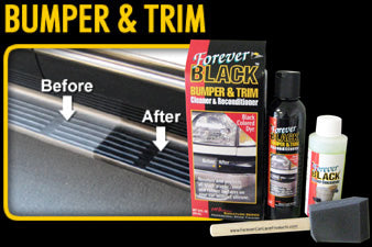Forever Black 010 Cleaner/Conditioner Dye Kit for Bumper, Trim, Fender