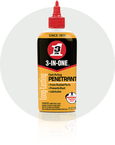 3-In-One Fast-Acting Penetrant Oil #120015, 4 Oz - AutoCareParts.com